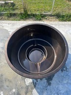 Wkład do balii akrylowy okrągły na piec zewnętrzny / ruskiej bani / jacuzzi