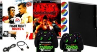 SONY PLAYSTATION KONSOLA PS3 SLIM NOWE PADY + GRY TEKKEN BIJATYKA MEGA FUN