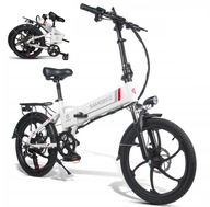 Elektrický veslovací bicykel Samebike 20LVXD30-IT-WH Damski/Mężczyzna 80KM 20" 350W48V