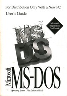 MICROSOFT MS-DOS USER'S GUIDE