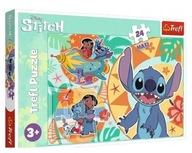 Puzzle WESOŁY DZIEŃ LILO I STITCH 24 Elementy MAXI Clementoni Trefl 3+