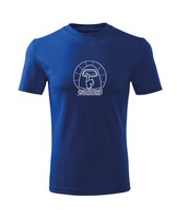 Koszulka T-shirt dziecięca K118 AMONG US GRA niebieska rozm 122