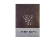 Lectio Brevis - W. Bomba