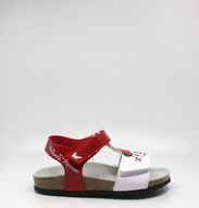 Sandały dziewczęce GEOX B152RC białe/czerwone - 26