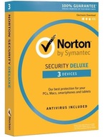 NORTON SECURITY DELUXE 3 urządzenia 1 ROK BOX