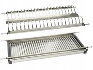 OCIEKARKA SUSZKA DO NACZYŃ INOX, STAL NIERDZEWNA, METAL 2 POZIOMY 60 CM