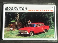 Moskvič Reklama Šiltovka lisovaný plech 20x30CM B31