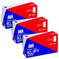 Kancelárske klipy Grand Odolné 32mmx12 ks Sada x3