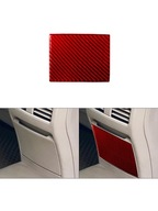Úložný priestor na zadnej strane Interiér vozidla Červené nálepky z uhlíkových vlákien Rôzne