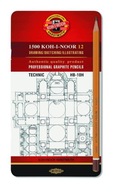 Ołówki KoH-I-Noor 1500 Technic HB-10H 12 szt.