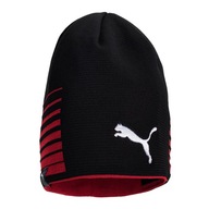 Czapka piłkarska dwustronna PUMA Liga Reversible Beanie czerwono-czarna OS