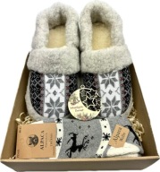 KARÁCSONYI AJÁNDÉK MELEG PAPUCS KARÁCSONYI ZOKNI APA NAGYPAPA BOX