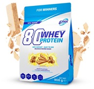 6PAK 80 Whey Protein proteín WPC 908g Oblátkový