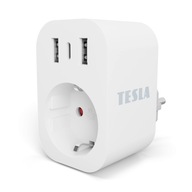 Gniazdko WIFI inteligentne Tesla Smart Plug SP300 3 USB TUYA Smart