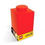 LEGO Classic Silikónová bloková nočná lampa - červená
