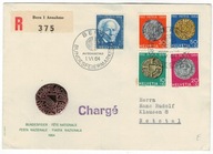 Szwajcaria 1964 FDC Znaczki 795-9 monety Pro Patria