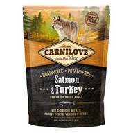 CARNILOVE SALMON&TURKEY FOR LARGE BR.ADULT 1,5kg karma sucha dla psa