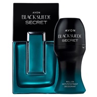 AVON BLACK SUEDE SECRET SADA 2 KS GULIČKA + VODA