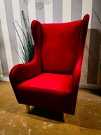Fotel uszak MAX czerwony