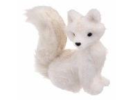 Figúrka polárnej líšky vyrobená z polystyrénu 26 cm