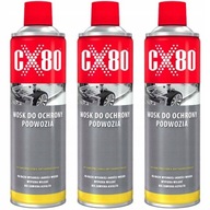 CX80 Wosk preparat antykorozyjny w sprayu do konserwacji podwozia 500ml x 3