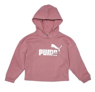 PUMA Dziewczęca Bluza z Kapturem Kangurka Logo 128 7-8L