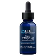 Tekutý vitamín D3 50 mcg 29 ml Life Extension