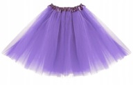 sukňa tylová tutu pre dievča 40cm kostým prevlek fialová