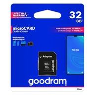 KARTA PAMIĘCI 32GB Goodram MICRO SDHC SD CLASS10