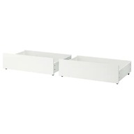 IKEA MALM Pojemnik na pościel biały 200 cm