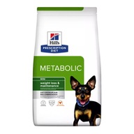 Hill's PD Metabolic Mini Canine, sucha karma dla małych psów z nadwagą, 1kg