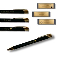 Čierne pero s gravírovaním ZADARMO na darček pre učiteľa koniec roka