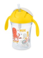 Gyerek bögre NUK 230 ml sárga