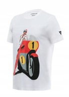 Tričko Dainese Ago T-Shirt Biela XXL