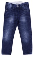 Zwężane, granatowe jeansy DENIM CO 4-5 lat 110 cm