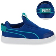 Detská obuv Puma Courtflex v2 Slip On PS modrá 374858 11 r. 30