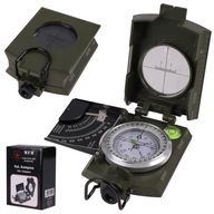 Kompas turystyczny wojskowy terenowy MFH IT Busola Metalowy Fluorescencyjny