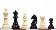 Figury szachowe Staunton 6, plastikowe, król 95 mm