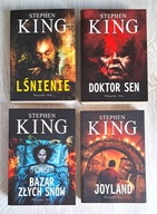 4x Stephen King Lśnienie + Doktor Sen + Bazar złych snów + Joyland