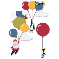 Wykrojnik Sizzix Thinlits Festive Sky Party #665948