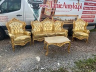 Zlatý barokový odpočinok - lavica KOMPLET