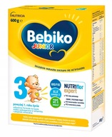 BEBIKO JUNIOR 3 NUTRIFLOR EXPERT MLEKO POWYŻEJ 1. ROKU ŻYCIA 600G