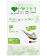 BIAŁKO GROCHU BIO BeOrganic W PROSZKU 200G Vege