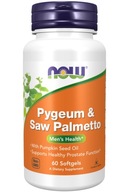 Pygeum & Saw Palmetto 60 kapsúl NOW Foods