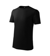 Detské tričko bavlna Malfini CLASSIC čierna 134