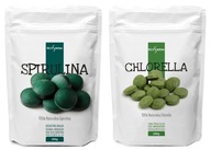 SPIRULINA i CHLORELLA - zestaw 2000 tabletek, ALGI