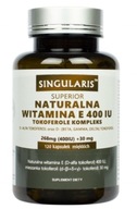 Singularis, Prírodný vitamín E-Tokoferol komplex 400IU, 120 kapsúl