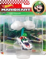 Mattel Hot Wheels Mario Kart: Luigi P-Wing + Cloud Glider (GVD35)