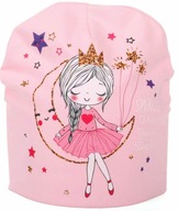 50-54 Lány átmeneti SAPKA HERCEGNŐ tavaszi őszi beanie