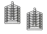 IKEA SPRUTTIG vešiak na oblečenie x20ks (dve sady)